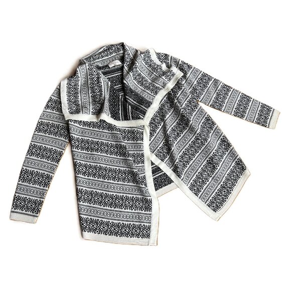 Anthropologie Fair Isle Waterfall Cardigan (NEW) - Picture 2 of 8